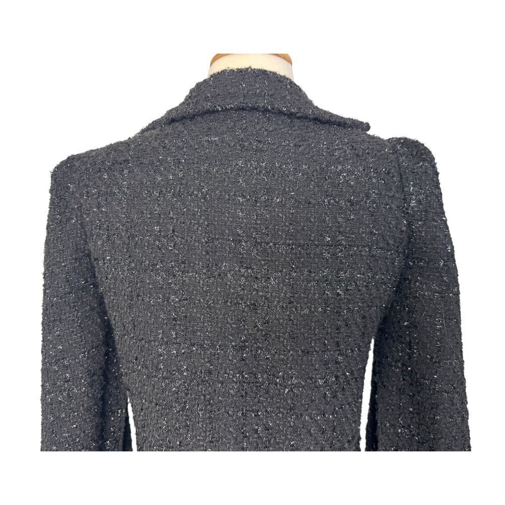 Spirit Halloween CRUELLA DE VIL De Vil Cape Jacket Vest Glitter Woven Dramatic S - Picture 10 of 12